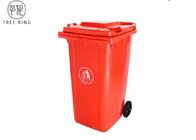 Домочадец ящики хлама 240 литров пластиковые, ящик Вхэелие совету красный для отхода сада