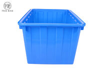 Коробок ящика ткани В140 ушатов пластиковых, голубых/красных промышленных штабелируя больших пластиковых