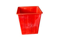 Твердый прочный бумажный повторно используя ящик, ящики пластиковой кухни ненужные в красном цвете