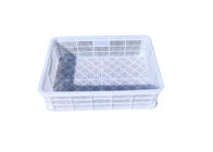 ХДПЭ пефорировал клеть пластиковых подносов складную пластиковую для хлеба и рыб 600*420*145