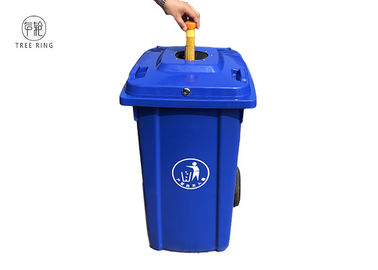 Подгонянный повторно использующ синь ящика 240л Вхэелие отброса Локакабле с заперли крышками бутылки, который