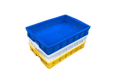 Большая штабелируя пластиковая коробка оборачиваемости с крышками от размера Л745*В560*Х230 хранения хлеба