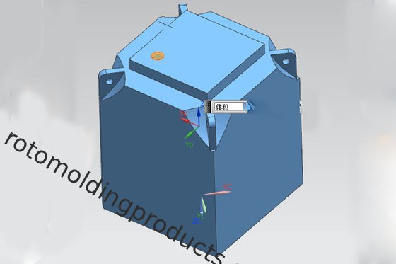 Специализированные ротомольдинг ПЭ заполненные водой балластные блоки с стабилизацией для для сохранения временного ограждения безопасным